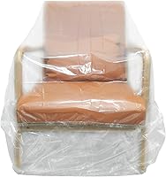 Vista 8 de Fundas de plástico para sofá en movimiento, protector de muebles grande, protector de sofá resistente al agua, 96 x 42 x 65 pulgadas