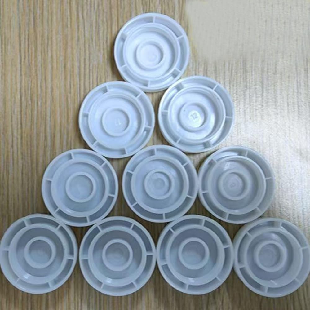 10 Pack Vacuum Storage Bags Cap Replacements Sealing Cover 24mm Thread Screw Valve Caps for Space Saver Sealer Bag Airtight Shrink Compression Zipper Storage Bags