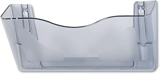 Deflecto 63102 Docupocket landscape orientation wall file pocket, 14-3/4wx4dx7h, smoke