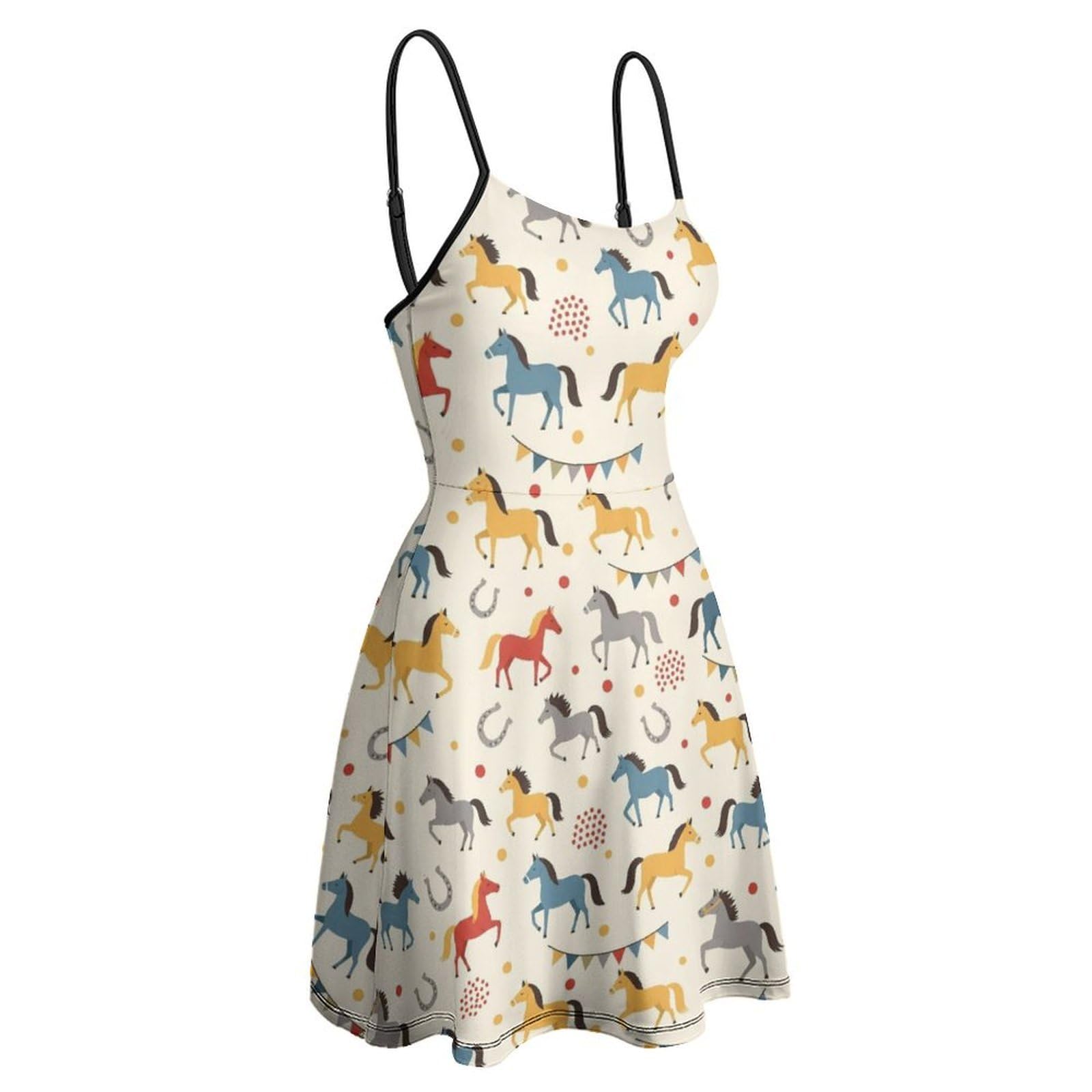 Womens Spaghetti Strap Short Dresses 2026 Summer Casual Beach Sundresses