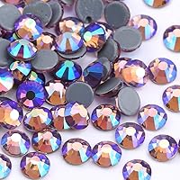 Vista 54 de Jollin Hot Fix - Diamantes de imitación de cristal con parte trasera plana, gemas de diamantes de imitación de 0.189 in (20 ss, 1440 unidades, rosa)