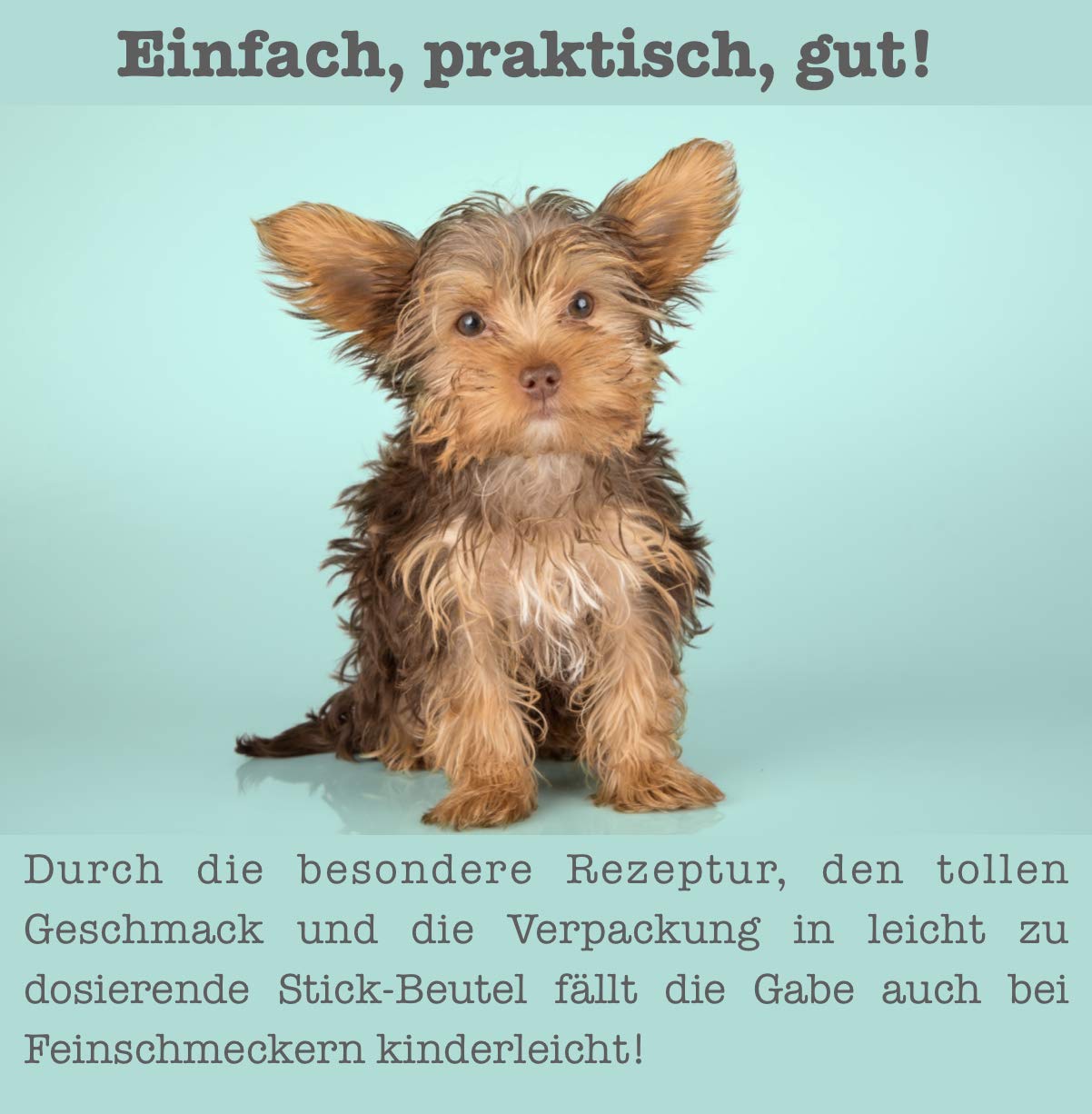 Breed Doppelpack, 2 Pkg mit je 100 Stick-Beuteln (100 x 2,5g), Ergänzungsfutter für Welpen und Junge Hunde für eine optimale Entwicklung von Knochen, Gelenken und Nerven.