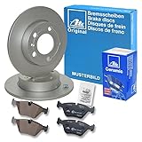 LIEFERUMFANG - 2x ATE Bremsscheiben Hinterachse; 4x ATE CERAMIC Bremsbeläge Hinterachse; 1x Anti-Quietsch-Paste gegen Bremsenquietschen (nicht auf die Reibfläche des Bremsbelages oder der Bremsscheibe aufbringen!)