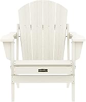 Vista 359 de SERWALL - Silla plegable Adirondack para patio, jardín, exterior, resistente a la intemperie, sillas para hoguera, color naranja