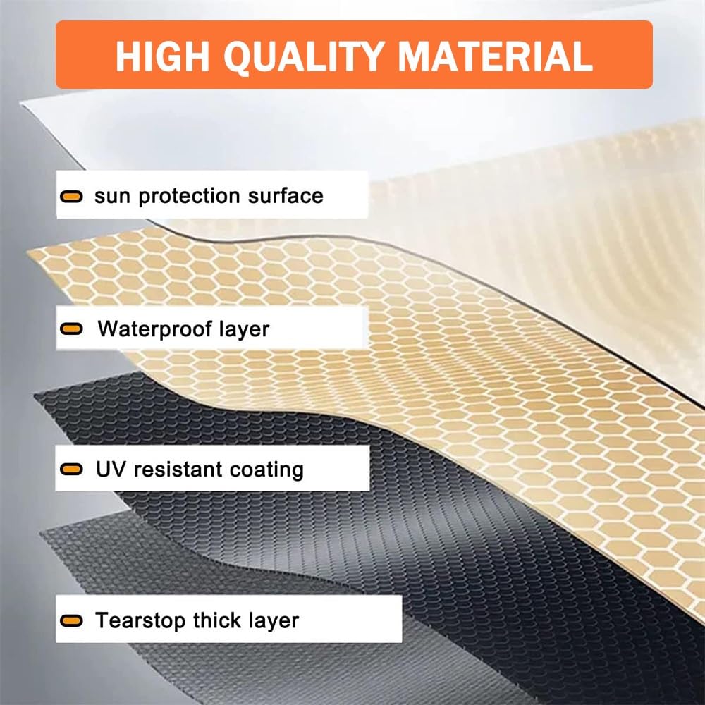 Tessuto di ricambio per tenda da sole, 2,5 x 1,5 m, 3,5 x 1,5 m, 3,5 x 1,5 m, 3,5 x 2,5 m, resistente ai raggi UV, copertura per tende retrattili da esterno (verde, 3,5 x 1,5 m)