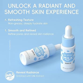 11 In 1 Milk Skincare Set for Women & Teens, Travel Skincare Set, Skincare Kits Milk Girls Gifts, Skin Care for Teens 10-12, Deep Moisturizing & Gentle Milk Teen Skin Care Kit for Women, Girls