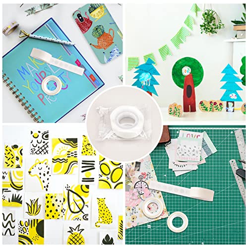 Surard Glue Points, 400 6Mm/0.24" 4 Rolls Poster Putty Adhesive Clear Balloons Dots Tape Removable Double Sided Non Trace Stickers For Wedding Decoration, Art Craft, Party Supplies 100 Dots/Roll #TOP5