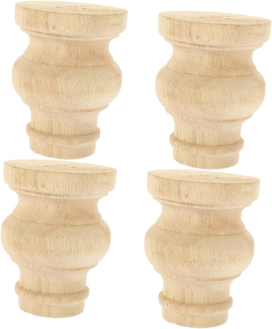 4pcs Sturdy Wooden Legs for Sofa Couch Table Cabinet Replacement Furniture Feet