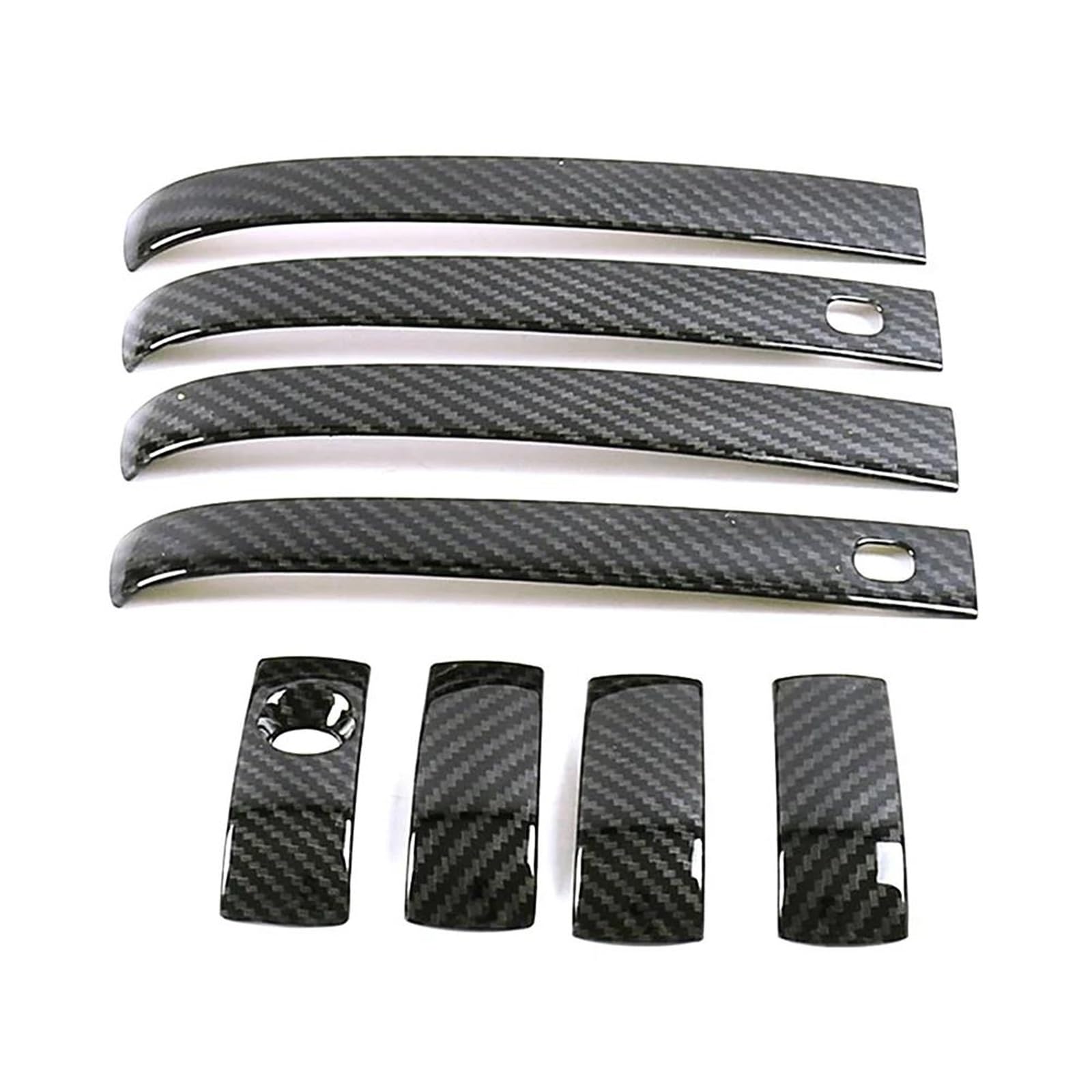 YESKIT Exterior Door Handle Bowl Cover Moulding Trim for Jeep for Grand for Cherokee 2011-2020(2 Button)