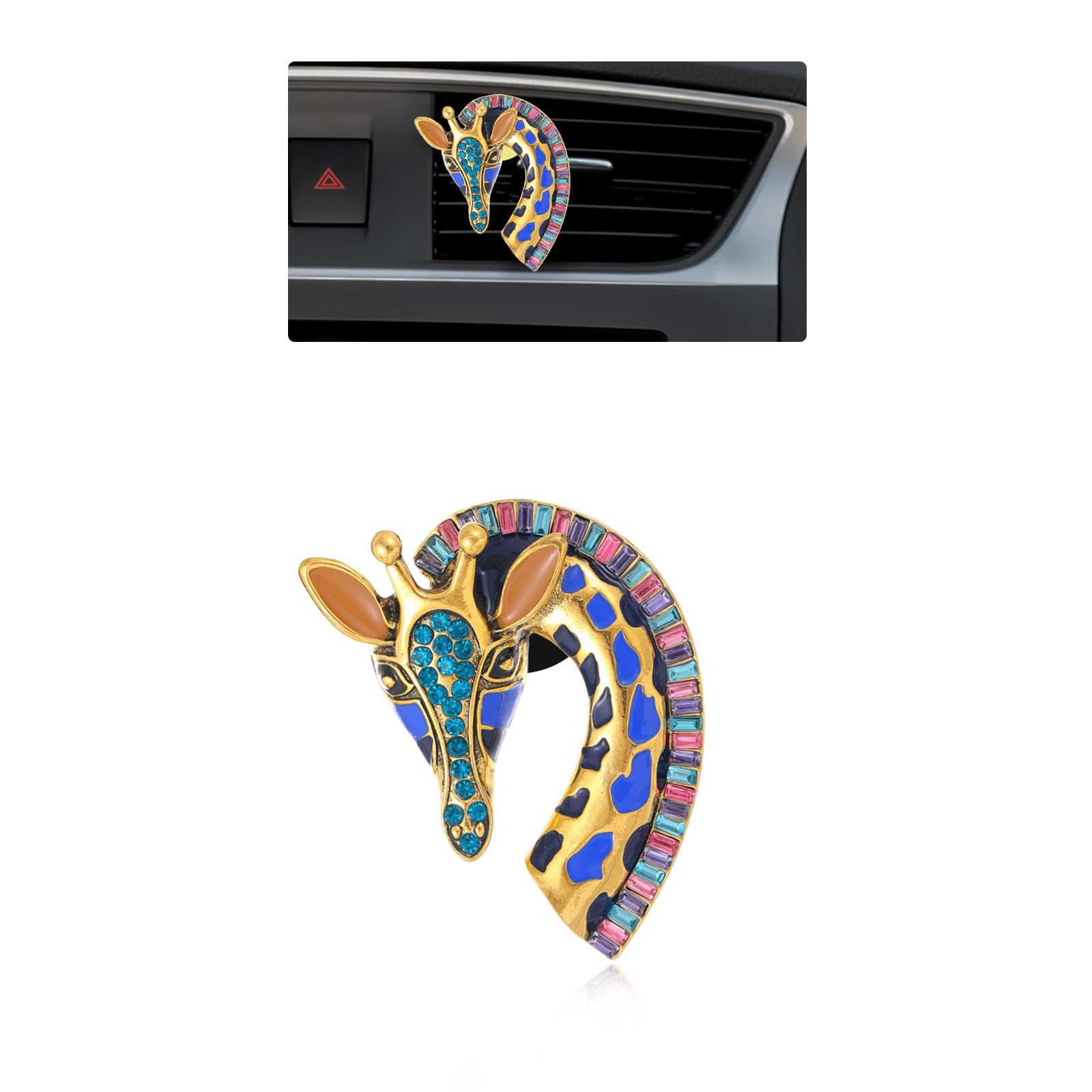 Diffuseur d'arômes girafe et décoration grille aération - 8