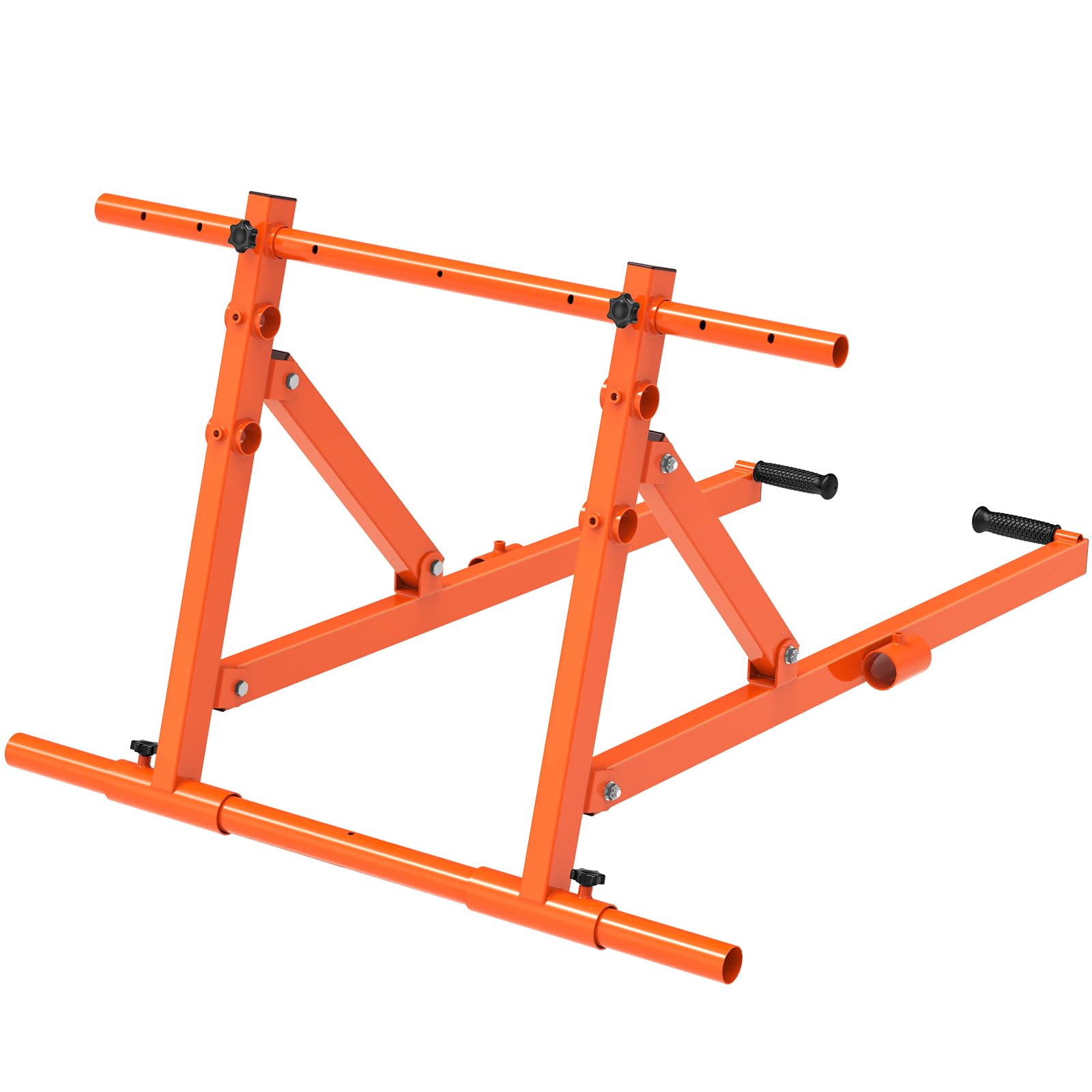 Heavy Duty Portable Reel Buck, Adjustable & Foldable Wire Spool Rack, 1000 lbs Capacity, Steel Fully Welded Cable Caddy for Large Cable Reels