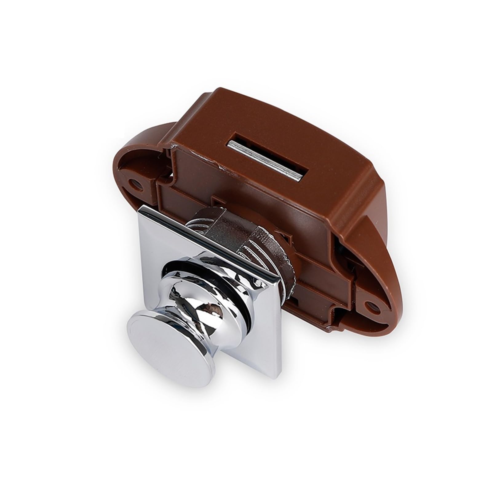 Interruptor de maletero 10 Cerraduras De Botón Para Armario, Cajón, Caravana, Barco, Autocaravana, Puerta De Muebles, Sin Llave(SS6209-Black)