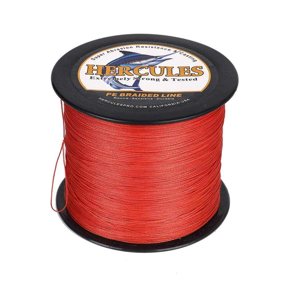 Hercules Super Cast 1000M 1094 Yards Braided Fishing Line 100 LB Test for Saltwater Freshwater PE Braid Fish Lines Superline 8 Strands - Image 4