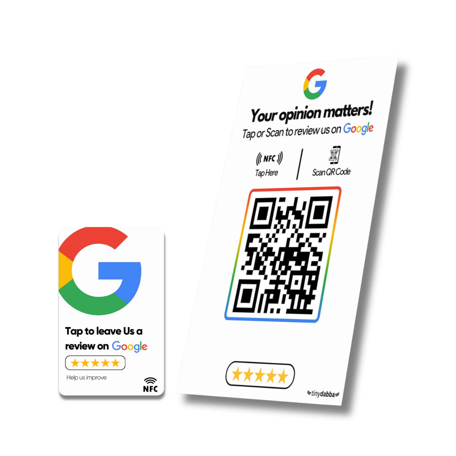 tinydabba Review NFC Card and Standee Combo by tinydabba