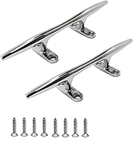 Vista 12 de SHENGHUISS Tacos de barco de acero inoxidable 316 con base abierta para muelle de barco (4"/5"/6"/8"/10"/12")