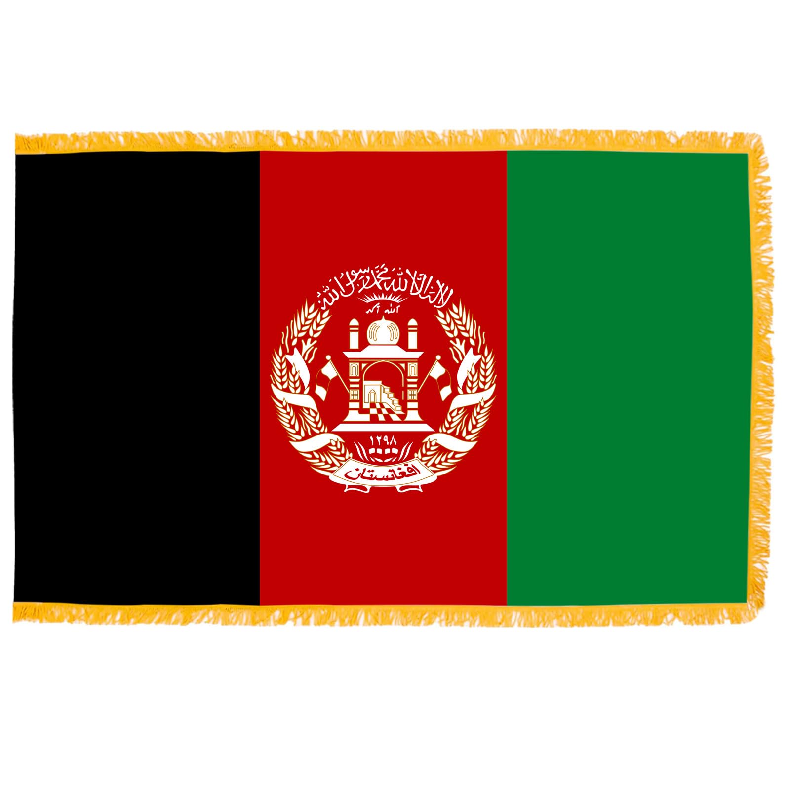 PTEROSAUR Afghanistan Flag, 3.3x6 Ft Afghan National Flags, Vivid Colors Indoor Outdoor Decoration