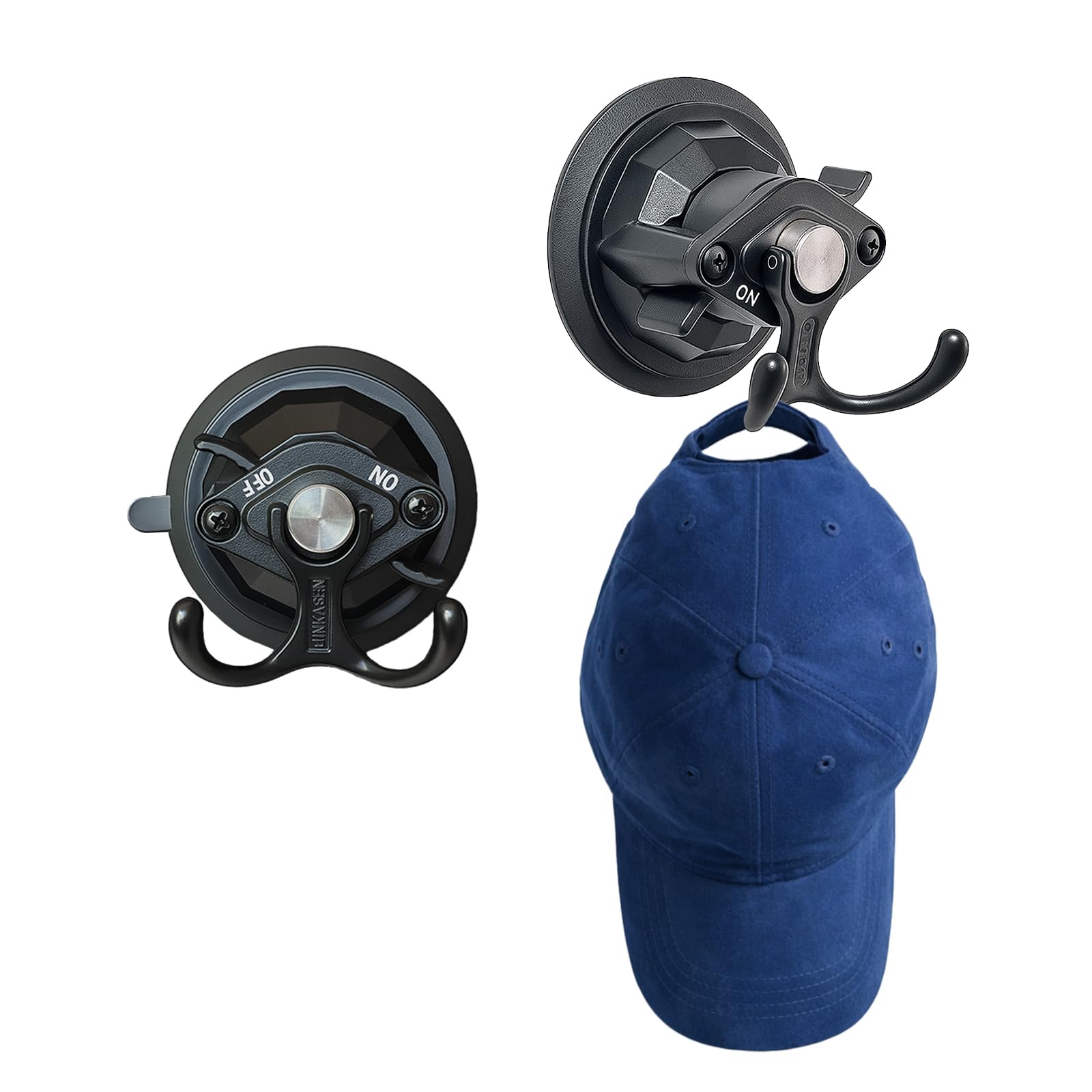 JINKASEN Suction Cup Hooks，Door Hook，wall Hook， that Quickly adhere to Walls and Door Panels，Ideal for organizing Items in Kitchens, bathrooms, and