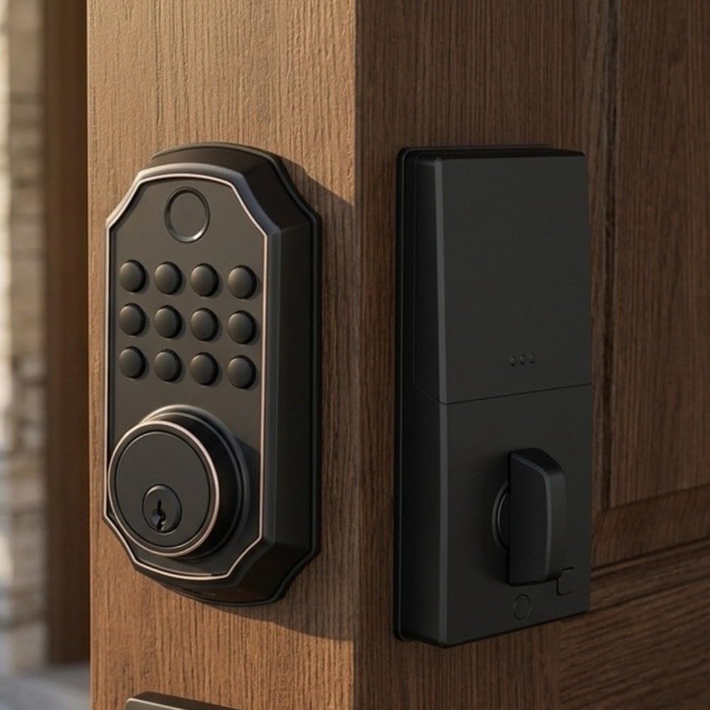 Serrure Connectée avec Code Anti-Regard Serrure Connectée avec