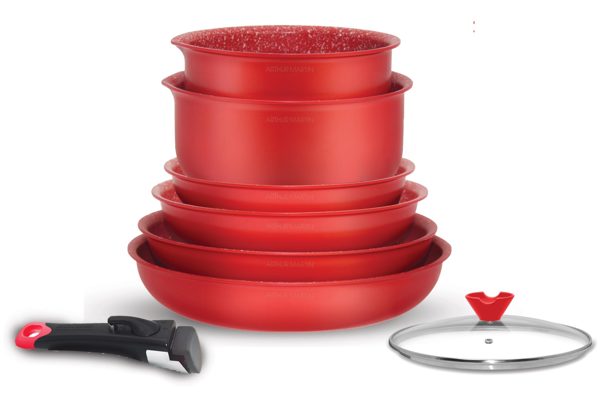 Batterie De Cuisine - Arthur Martin - AMR88 - Batterie De Cuisine 8 Pieces - Tous Feux Dont Induction-image