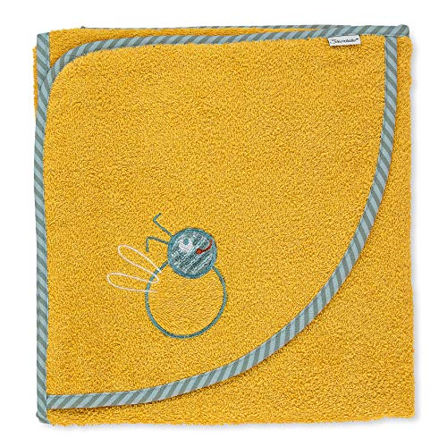 Sterntaler Kapuzenbadetuch Bär Ben, Alter: ab 0 Monaten, 100 x 100 cm, Gelb