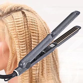 Professional Corrugation Fluffy Hair Styler Wave Corrugated Iron Electronic Hair Crimper Irons Beauty Styling Tool