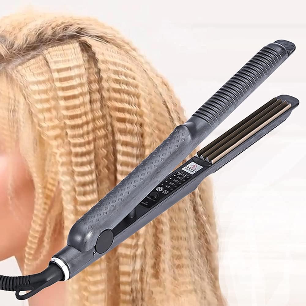 Professional Corrugation Fluffy Hair Styler Wave Corrugated Iron Electronic Hair Crimper Irons Beauty Styling Tool