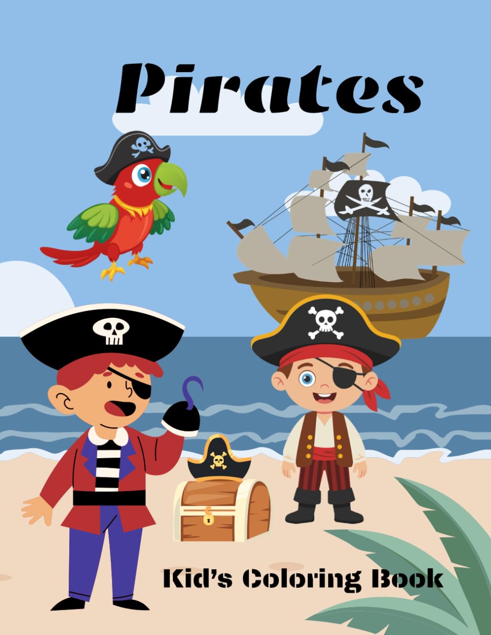Pirates: Kid's Coloring Book