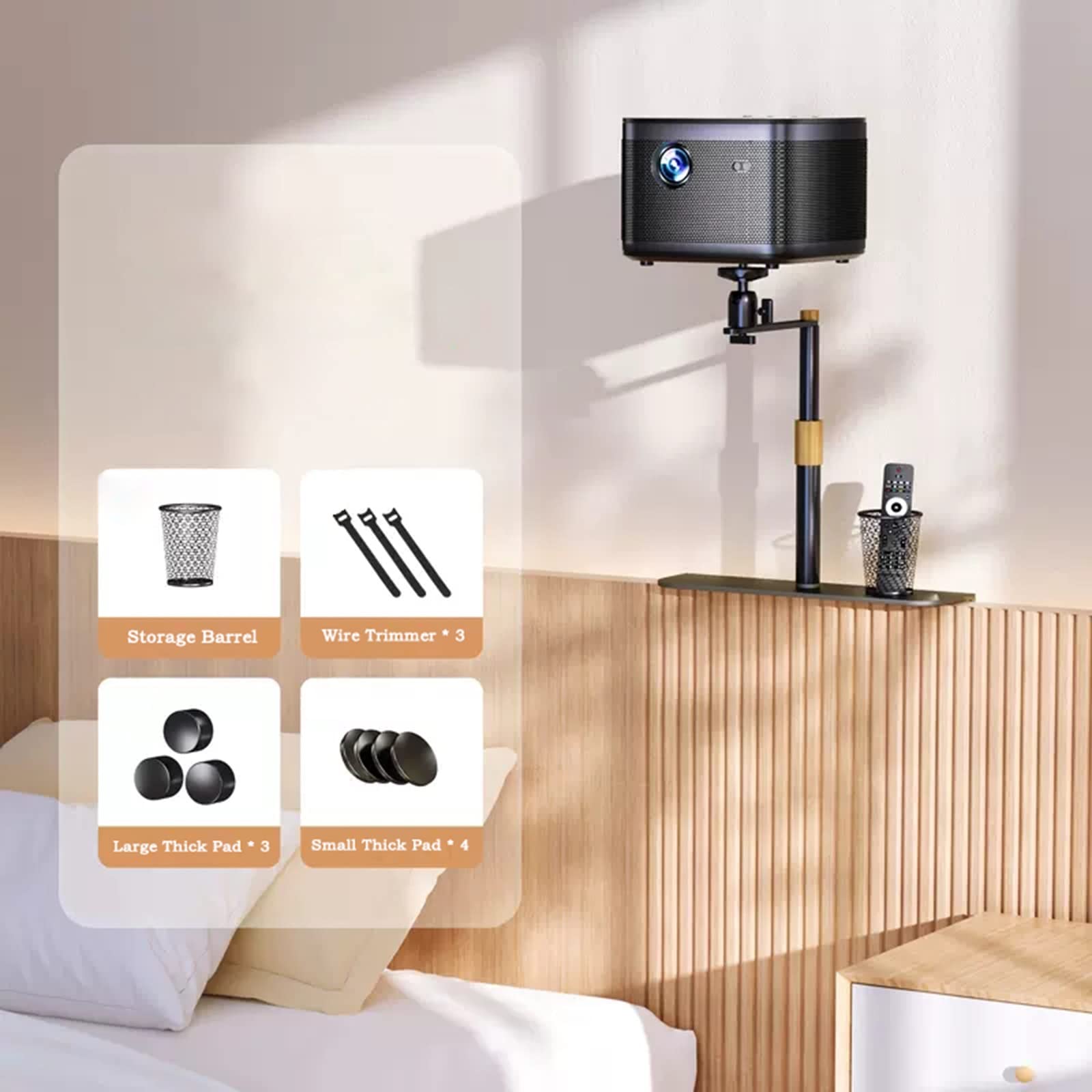 Yonuaret Projektorständer - 360° Verstellbar Für Alle Projektoren