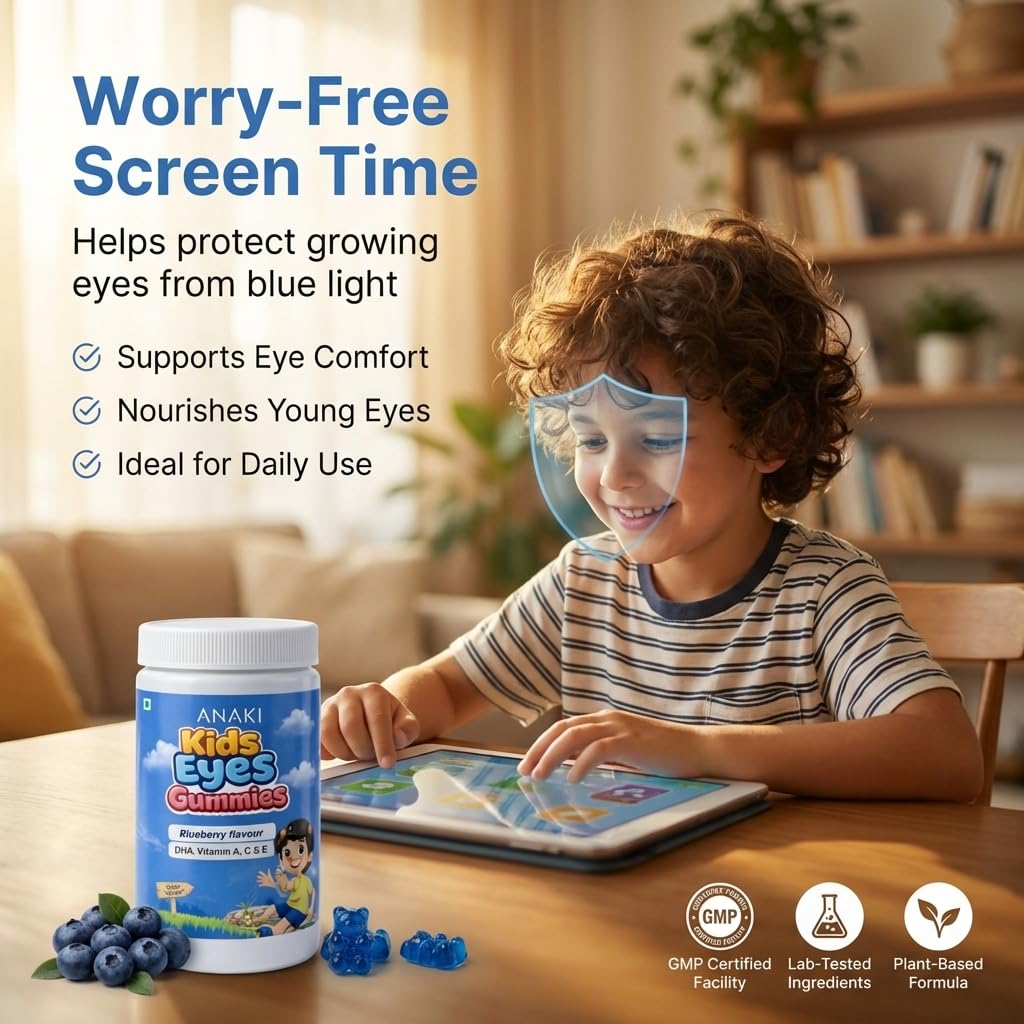 Anaki Kids Eyes Gummies for Vision Support | Lutein, Vitamin A & Zinc | Eye Health Supplement for Kids | Tasty Chewable Gummies | 30 Count — Amazon image 8