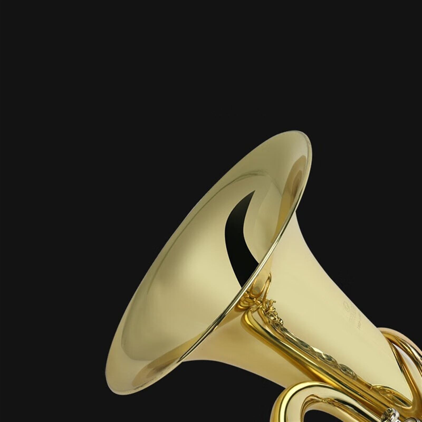 Amazon | 大型真鍮ラッカーゴールドユーフォニアム楽器 B フラット