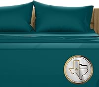 Vista 22 de TEXAS LINEN CO. Juego de 4 fundas de almohada 100% algodón egipcio, tamaño estándar/Queen, lujosas fundas de almohada de algodón de 1500 hilos