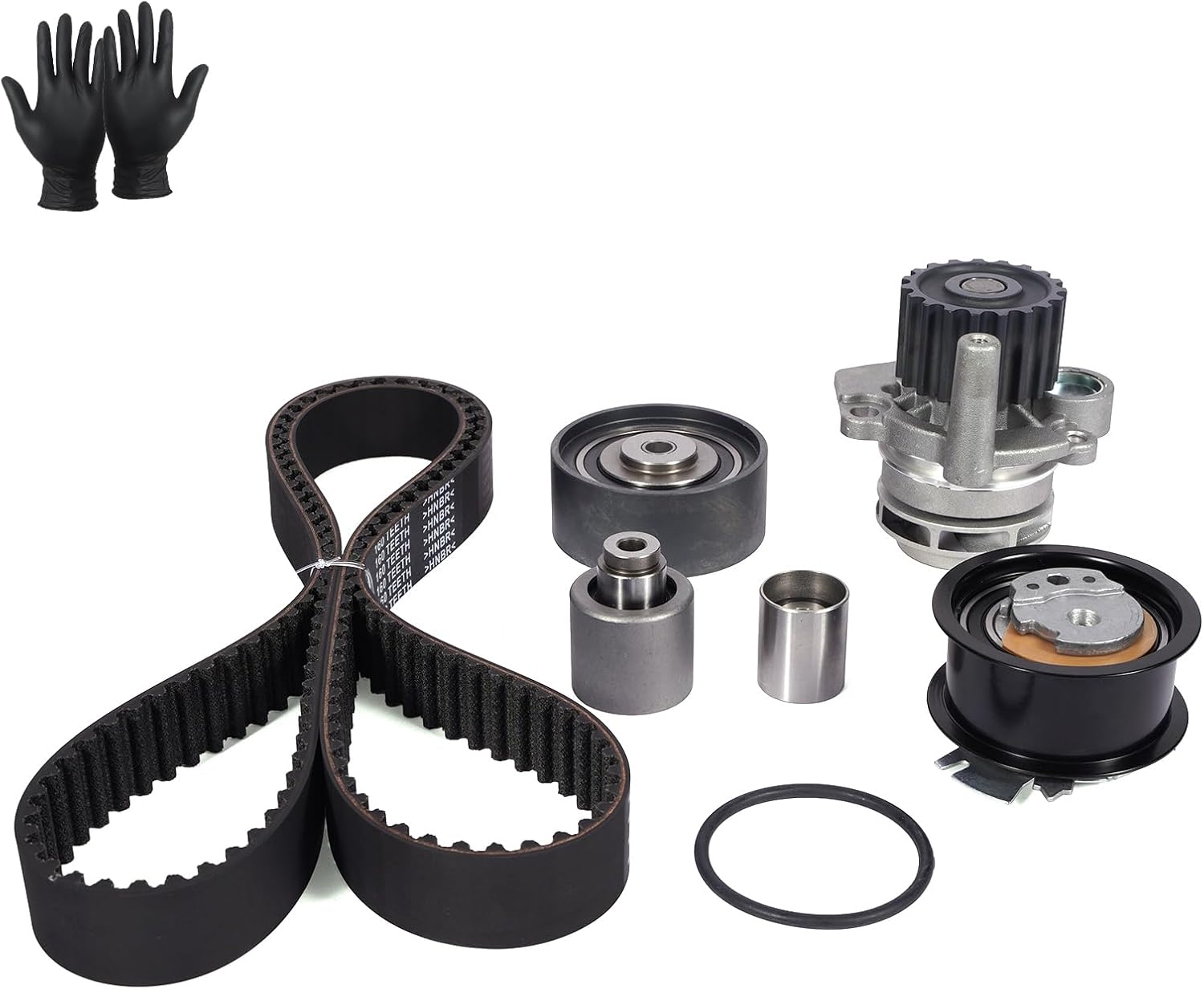 Timing Belt Kit Water Pump fit 2011-2013 for Audi A3 2.0L, 2013-2014 for Volkswagen Beetle 2.0L, 2010-2014 Golf 2.0L, 2008-2014 Jetta 2.0L