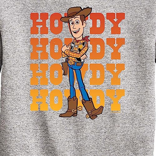 Disney Toy Story - Woody Howdy - Toddler and Youth Crewneck Fleece Sweatshirt3