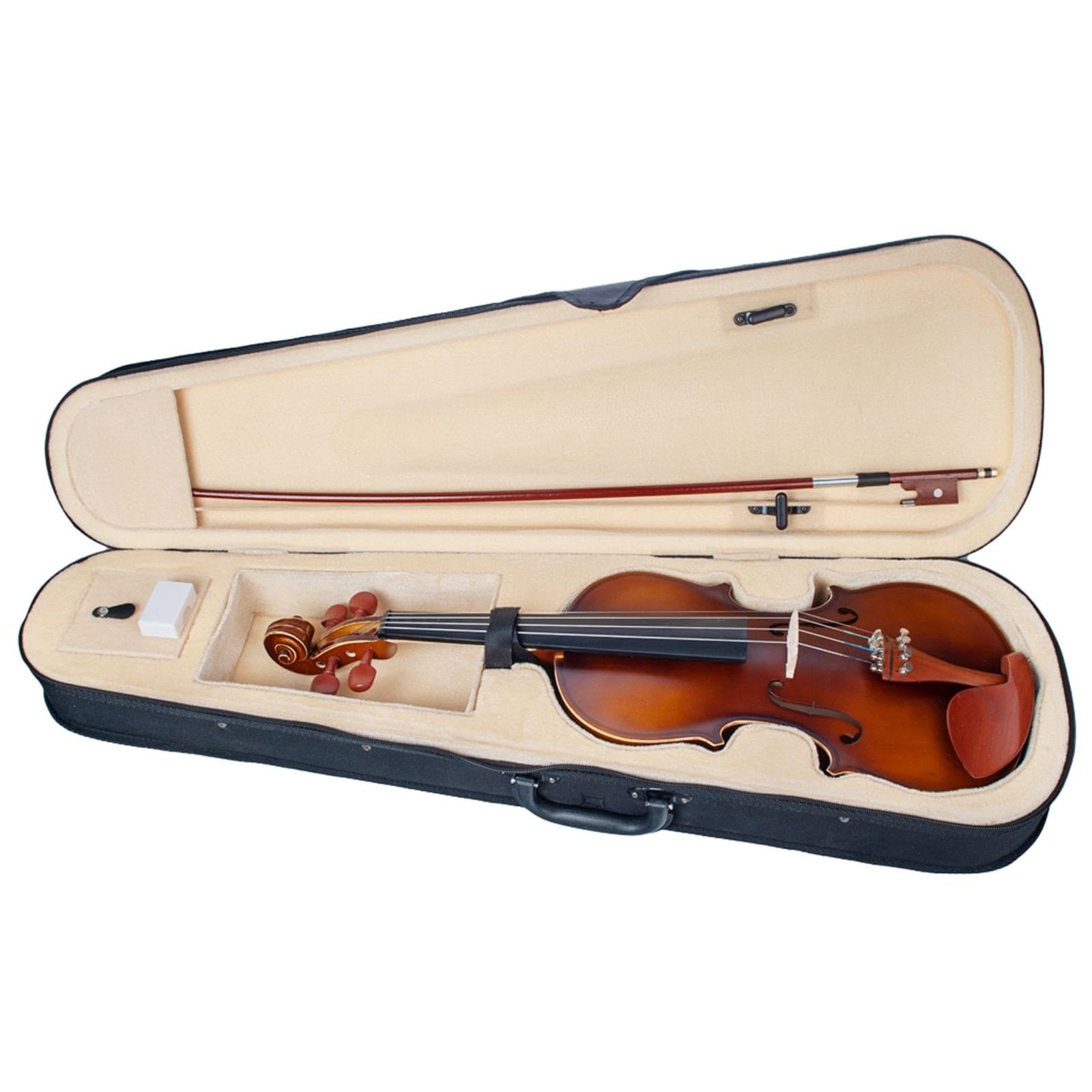 Violino Set Violino Acustico Quattro/4 Violino per Principianti con Custodia Rigida