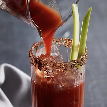 Cutwater Spicy Bloody Mary Mix 5 Pack - 1L Bottles- 25 Calories Fat-Free - Full-Bodied Flavorful Mixer