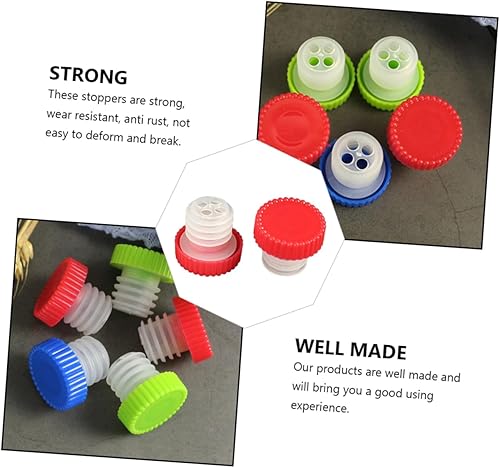 Miniatura 2 de Tapón de botella sellador de botellas de vidrio para vasos de vino, tapón para botella de vino, tapones de silicona para bebidas, tapones para