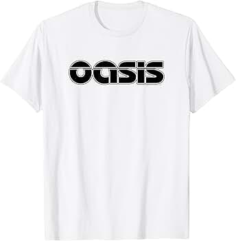 Amazon.com: Oasis – Logo On Black T-Shirt : Clothing, Shoes