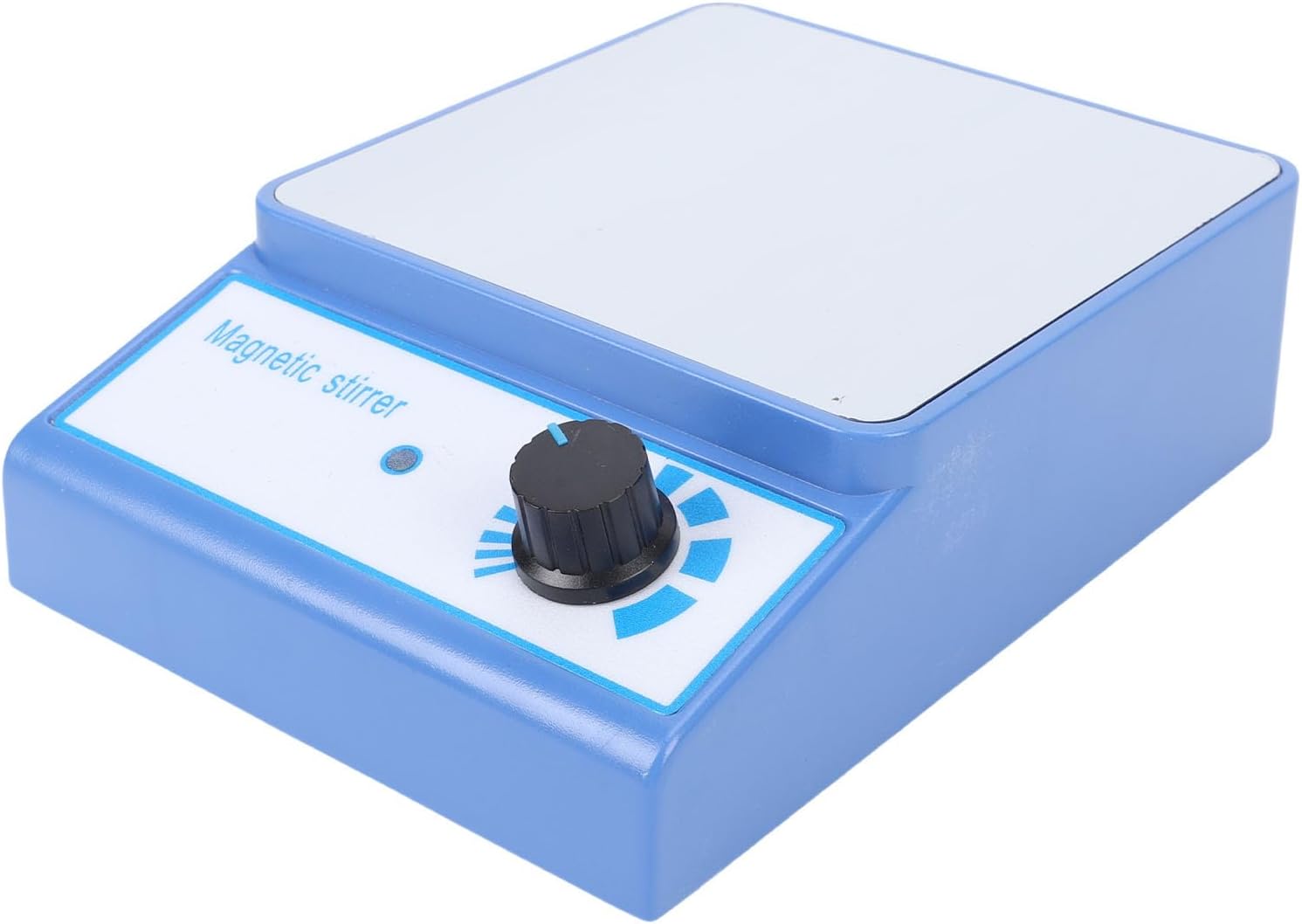 Buachois Lab Magnetic Stirrer, 316 Stainless Steel Top Plate Stepless Adjustable Speed 3000rpm Small Magnetic Mixer for Scientific Research Laboratory Use