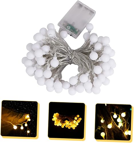 Miniatura 5 de DOITOOL Cadena de luces LED alimentadas por batería de 19.7 ft para acampar al aire libre, tienda de campaña, modos de luces cálidas, fácil