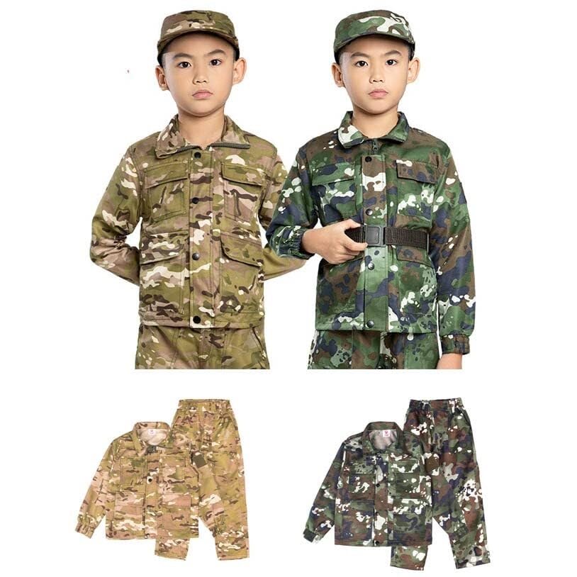 Outdoor Sports Airsoft Strzelanie Zestaw Spodni Z Koszulą Mundur Bojowy Taktyczny Strój Dla Dzieci Uczniów