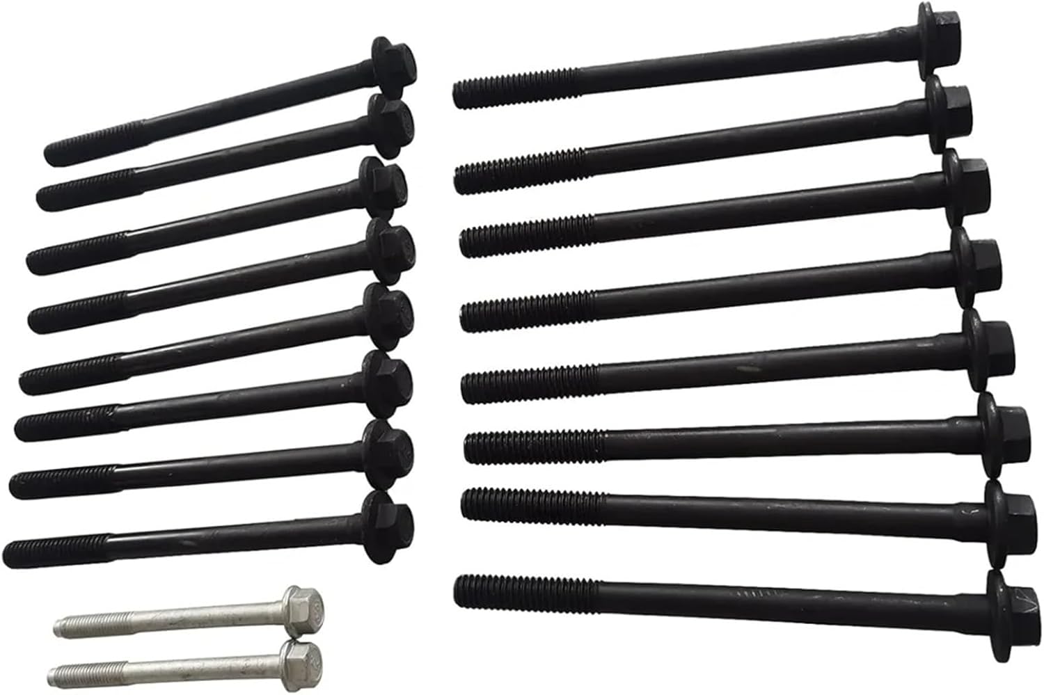 Engine Parts Cylinder Head Bolt Kit 2.8 3.0 3.6 L 04-17 Compatible with Buick Lacrosse Compatible with Cadillac 2.8L 3.0L 3.6L V6 Gas ES72274