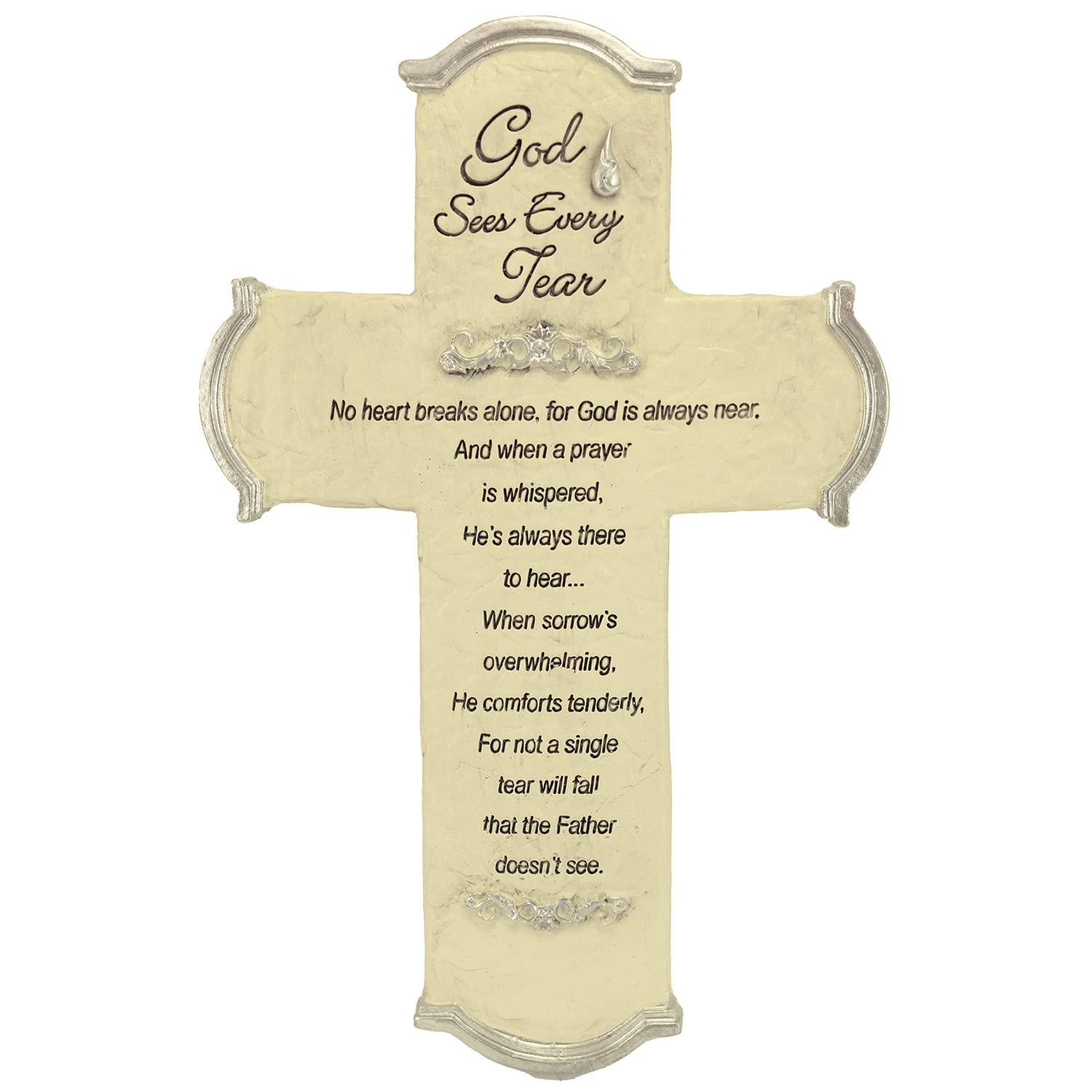 Amazon.com: Abbey Gift God Sees Every Tear Cross : Abbey Press