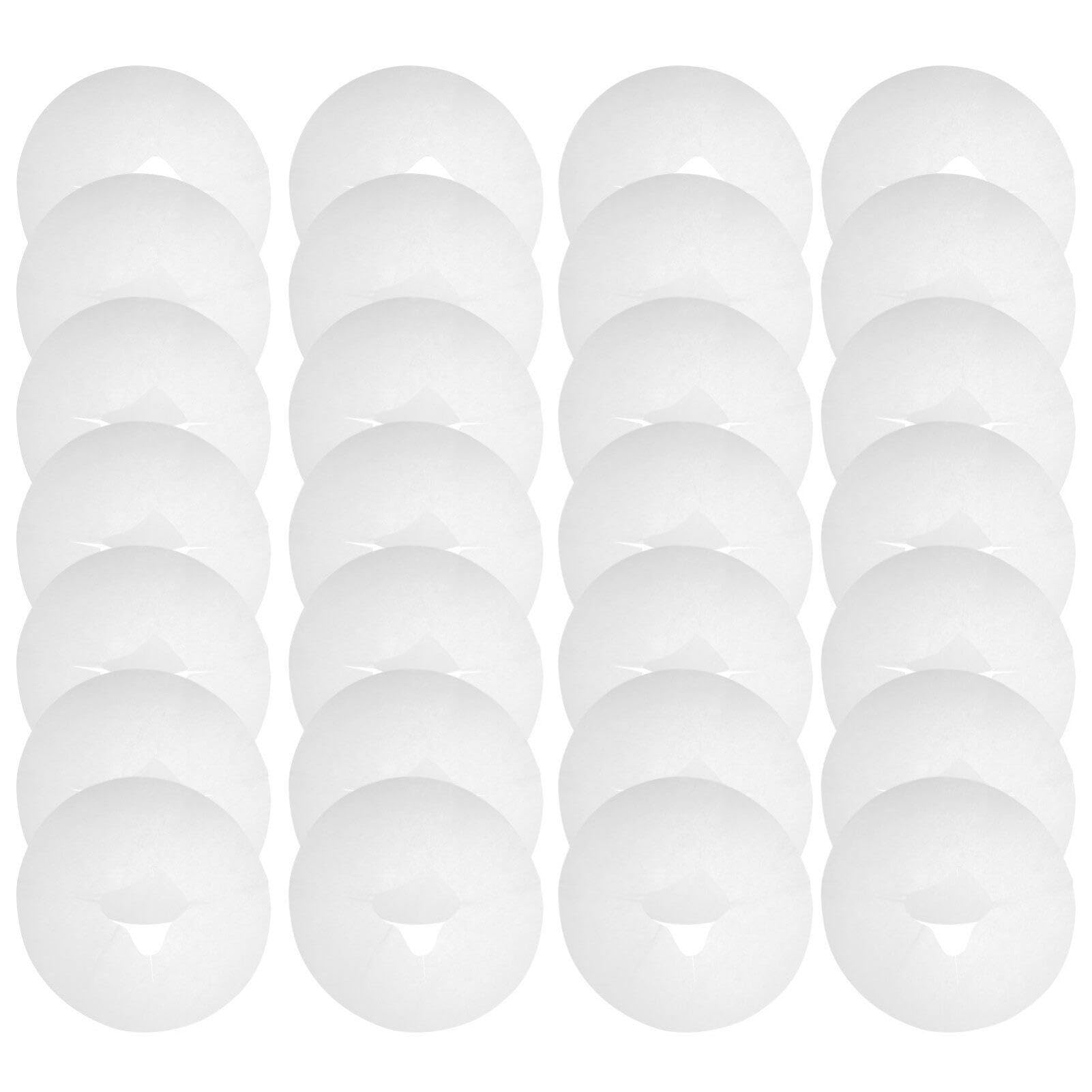 Beaupretty Reposacabezas De Almohada De Silicona Almohadilla Facial Kit De 100 Almohadillas Desechables Transpirable y Cómoda