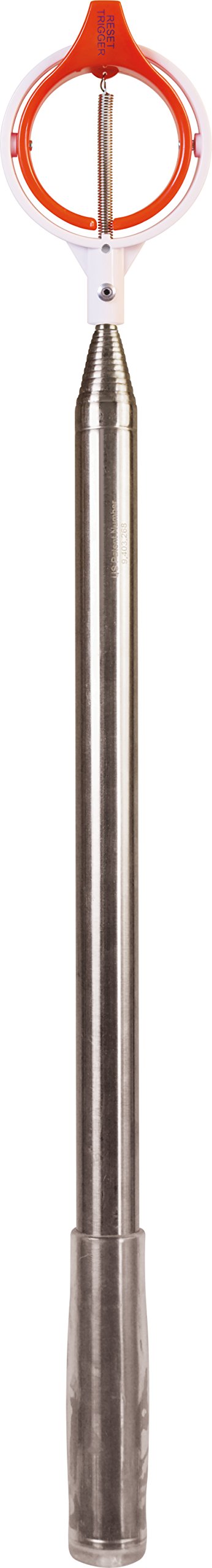 Search 'N Rescue MAX Hide Away Spring Loaded Golf Ball Retriever, Silver/Orange/White, 18-Feet