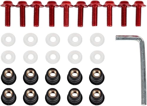 Miniatura 7 de TCHAU Kits de carrocería para Aprilia RS 660 125 Shiver 750 RS660 RS125 RSV4R RSV4R RSV4 R RS V4R RS V 4 R 10 piezas de pernos de parabrisas de