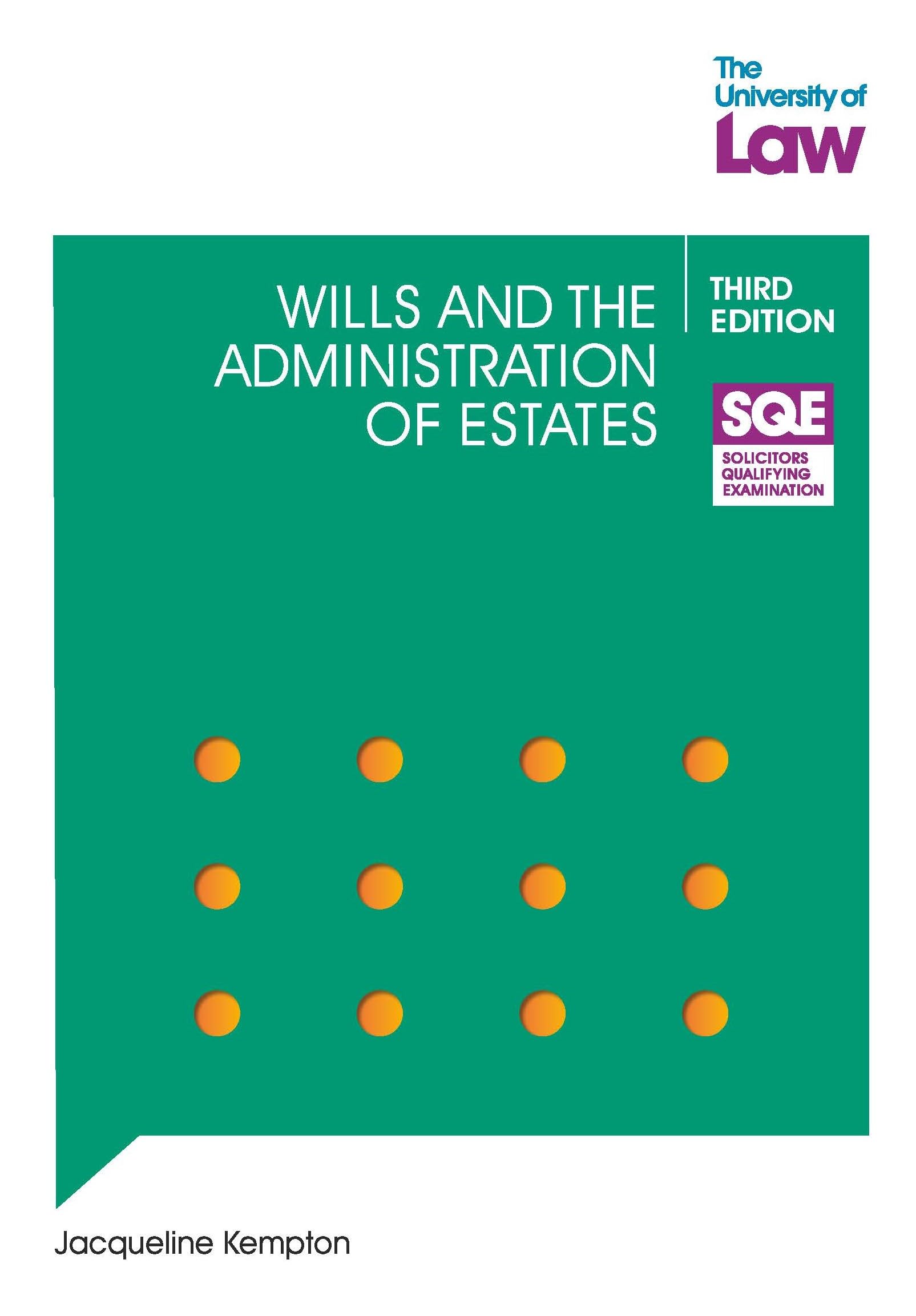 SQE - Wills and the Administration of Estates 3e (SQE1)
