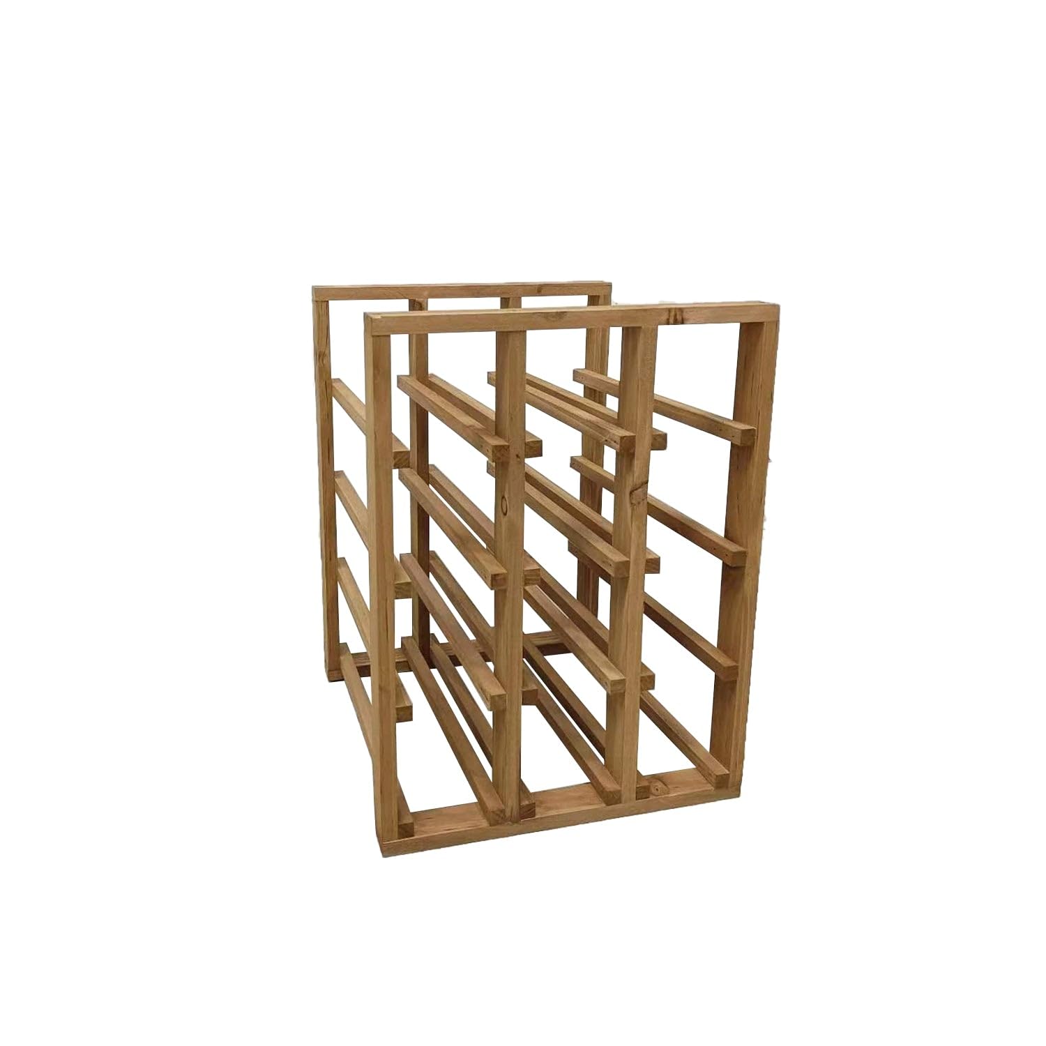 LIN HOME XZ-22286 Botellero Vino Madera para Almacenar de Manera Óptima hasta 12 Botellas de Vino — view 7