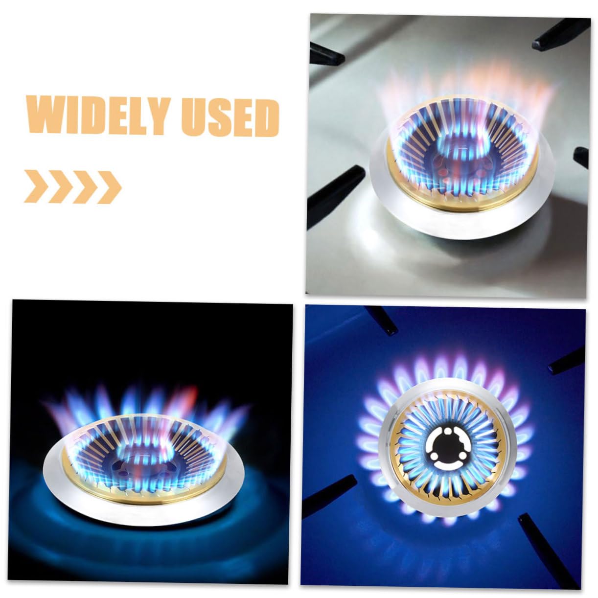 INOOMP 2piezas Rejilla Para Cocina De Gas Difusor De Estufa Soporte De Cocina De Gas Accesorios De De Anillo De Soporte Para Wok Difusor De Calor Para Eléctrica