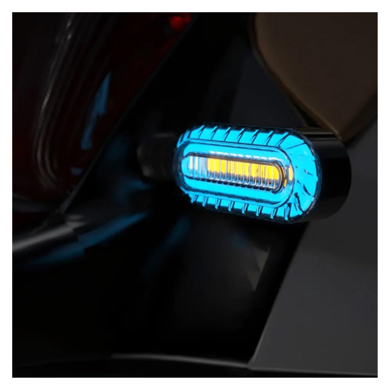 Intermitentes LED para Motocicleta con Relé LED Integrado, Intermitentes Freno Motocicleta, Intermitentes Universales M10, Resistentes Al Agua señal luz traseras