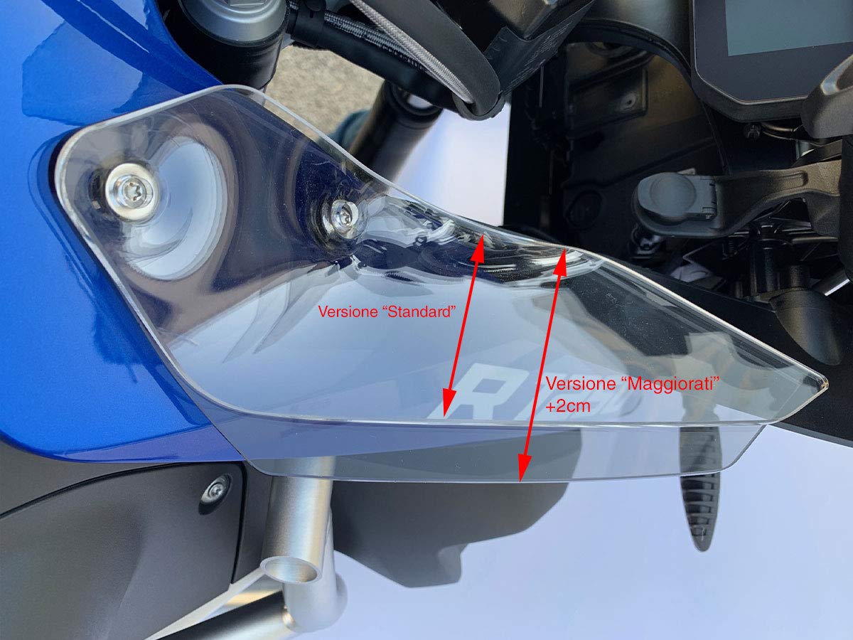 COPPIA DEFLETTORI LATERALI MAGGIORATI WRS R 1200 GS ADV 2013-18 / R 1250 GS ADV 2018-23 (Fumè)